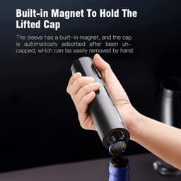 image-Automatic Electric Wine Openers for Beer USB Rechargeable Beer Bottle Openers Corkscrew Wine Beer Cap Opener Kitchen Accessories