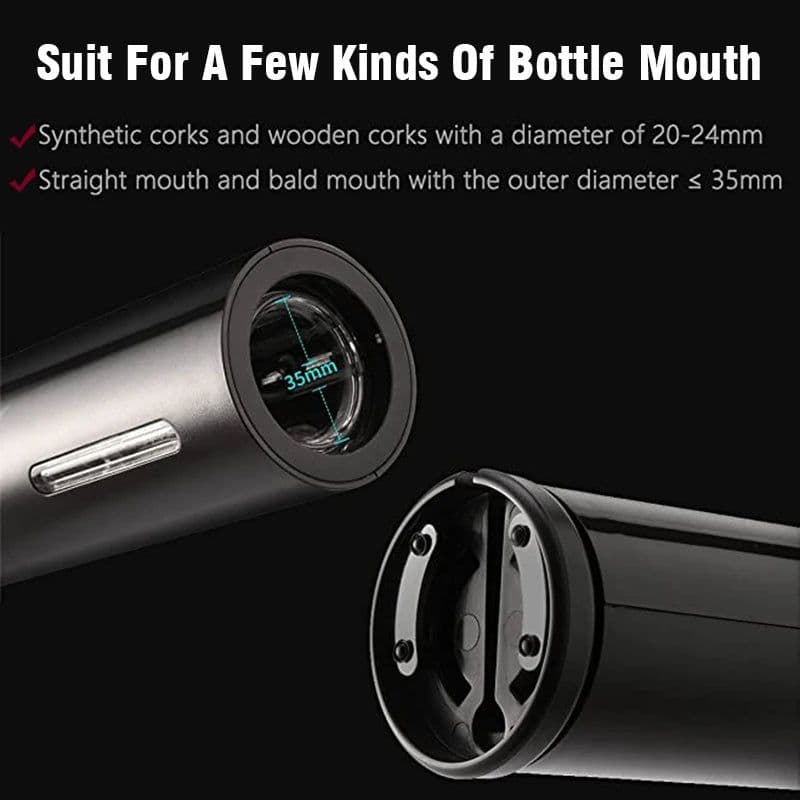 image-Automatic Electric Wine Openers for Beer USB Rechargeable Beer Bottle Openers Corkscrew Wine Beer Cap Opener Kitchen Accessories