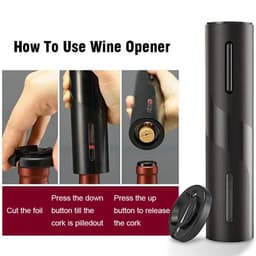 image-Automatic Electric Wine Openers for Beer USB Rechargeable Beer Bottle Openers Corkscrew Wine Beer Cap Opener Kitchen Accessories