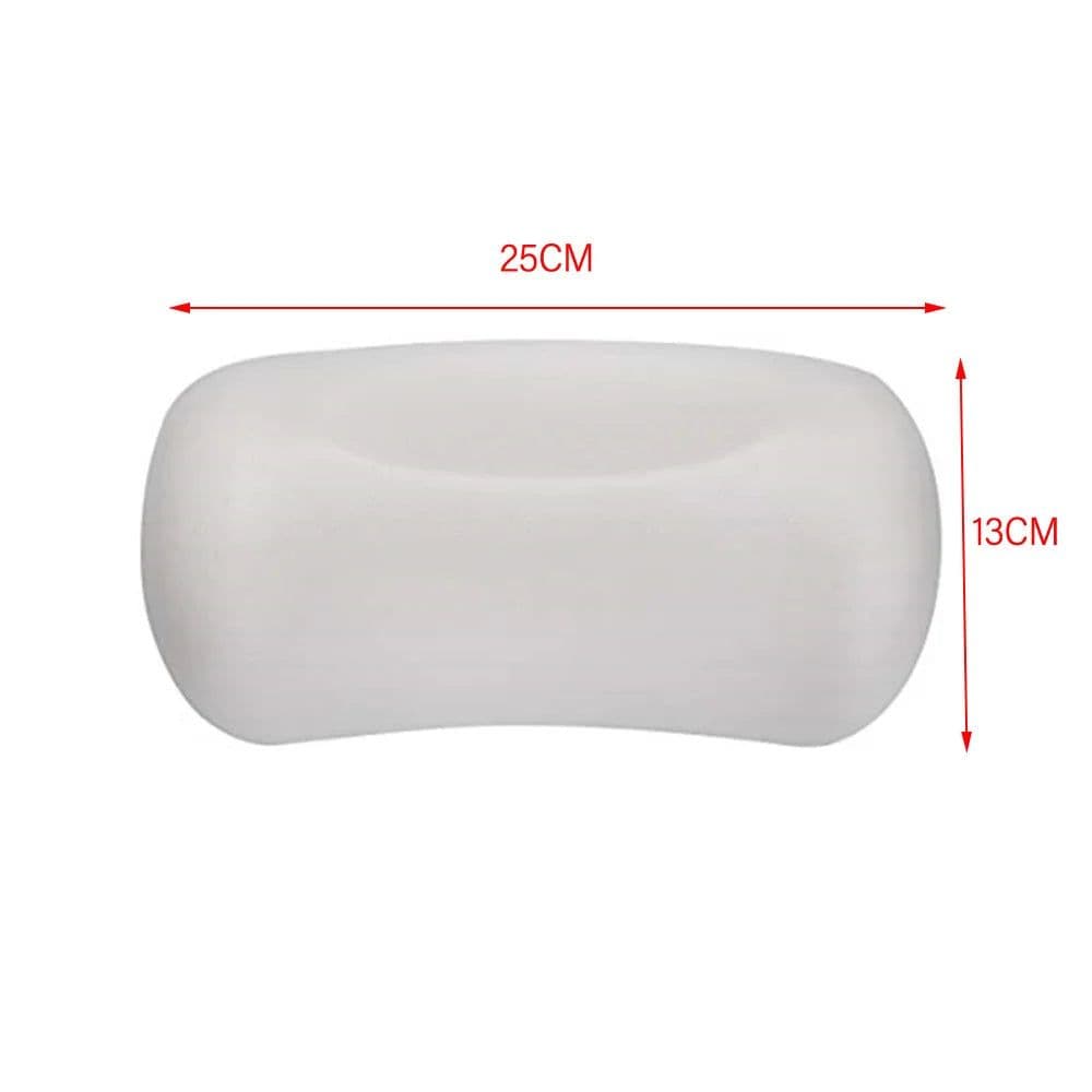 image-SPA Bath Pillow Non-slip Bathtub Headrest Soft Waterproof Bath Pillows With Suction Cups Easy Clean Bathroom Accessories