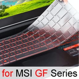 image-Keyboard Cover for MSI GF65 Thin GF63 GF75 Thin GF72 GF72VR GF62 GF62VR Silicone Protector Skin Case Gaming Laptop Accessory 17