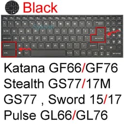 image-Keyboard Cover for MSI GF65 Thin GF63 GF75 Thin GF72 GF72VR GF62 GF62VR Silicone Protector Skin Case Gaming Laptop Accessory 17