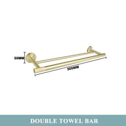 image-Golden Towel Rack Towel Bar Ring Brushed Gold Hardware Set Robe Coat Hook Toilet Tissue Paper Holder Bathroom Accessories Kit