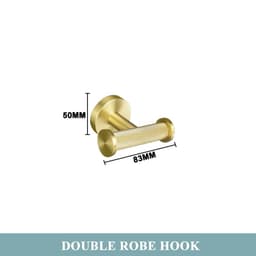 image-Golden Towel Rack Towel Bar Ring Brushed Gold Hardware Set Robe Coat Hook Toilet Tissue Paper Holder Bathroom Accessories Kit