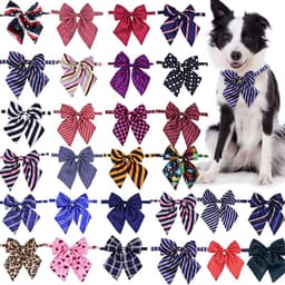 image-Bulk Dog Bow Tie For Big Dog Bowties Neckties Big Bowties Pets Products For Dog Wedding Supplies Dog Accessories For Small Dogs