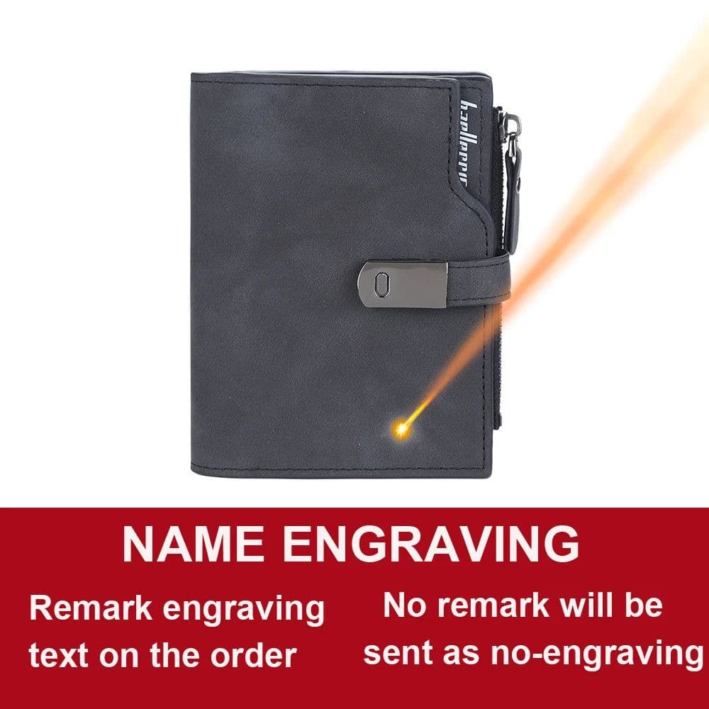 image-Women Wallets Short Free Name Engraving Magnetic Buckle Top Quality Card Holder Female Purse Zipper Wallet For Women