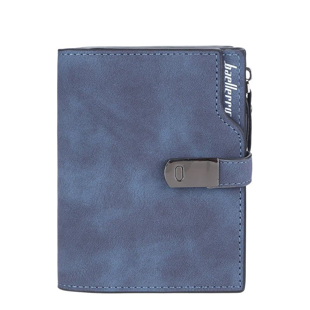 image-Women Wallets Short Free Name Engraving Magnetic Buckle Top Quality Card Holder Female Purse Zipper Wallet For Women