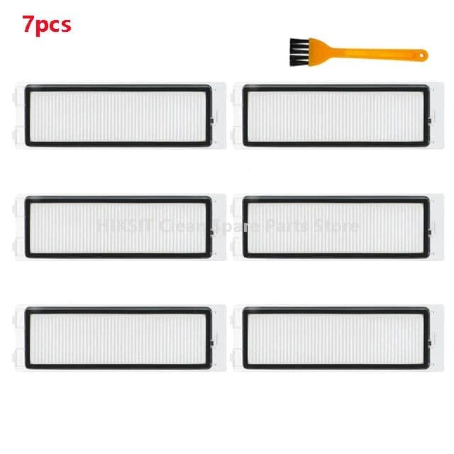 image-For Xiaomi Roborock Q Revo / P10 Robot Vacuum Cleaner Accessories Roller Side Brush Dust Bag Accessories HEPA Filter Mop Cloth