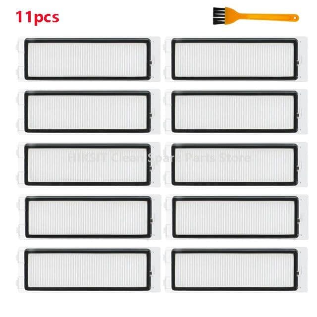 image-For Xiaomi Roborock Q Revo / P10 Robot Vacuum Cleaner Accessories Roller Side Brush Dust Bag Accessories HEPA Filter Mop Cloth