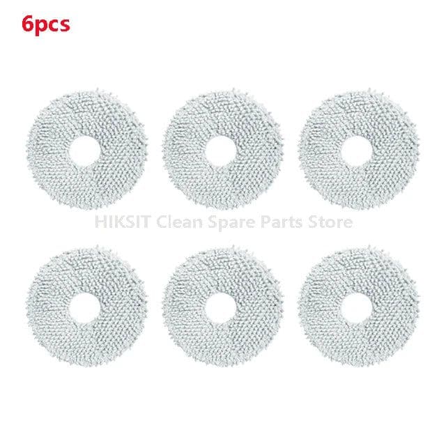 image-For Xiaomi Roborock Q Revo / P10 Robot Vacuum Cleaner Accessories Roller Side Brush Dust Bag Accessories HEPA Filter Mop Cloth