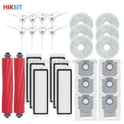 image-For Xiaomi Roborock Q Revo / P10 Robot Vacuum Cleaner Accessories Roller Side Brush Dust Bag Accessories HEPA Filter Mop Cloth