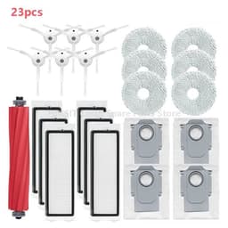 image-For Xiaomi Roborock Q Revo / P10 Robot Vacuum Cleaner Accessories Roller Side Brush Dust Bag Accessories HEPA Filter Mop Cloth