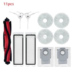 image-For Xiaomi Roborock Q Revo / P10 Robot Vacuum Cleaner Accessories Roller Side Brush Dust Bag Accessories HEPA Filter Mop Cloth