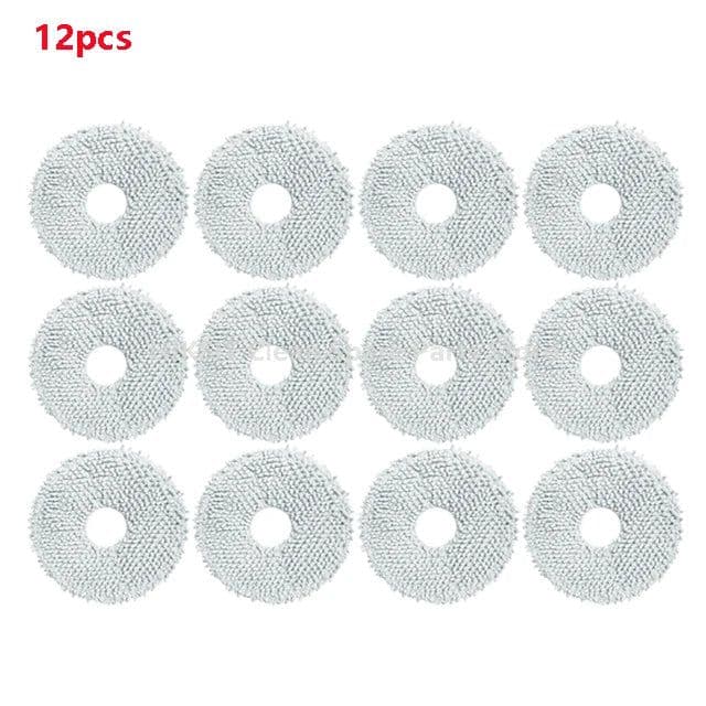 image-For Xiaomi Roborock Q Revo / P10 Robot Vacuum Cleaner Accessories Roller Side Brush Dust Bag Accessories HEPA Filter Mop Cloth