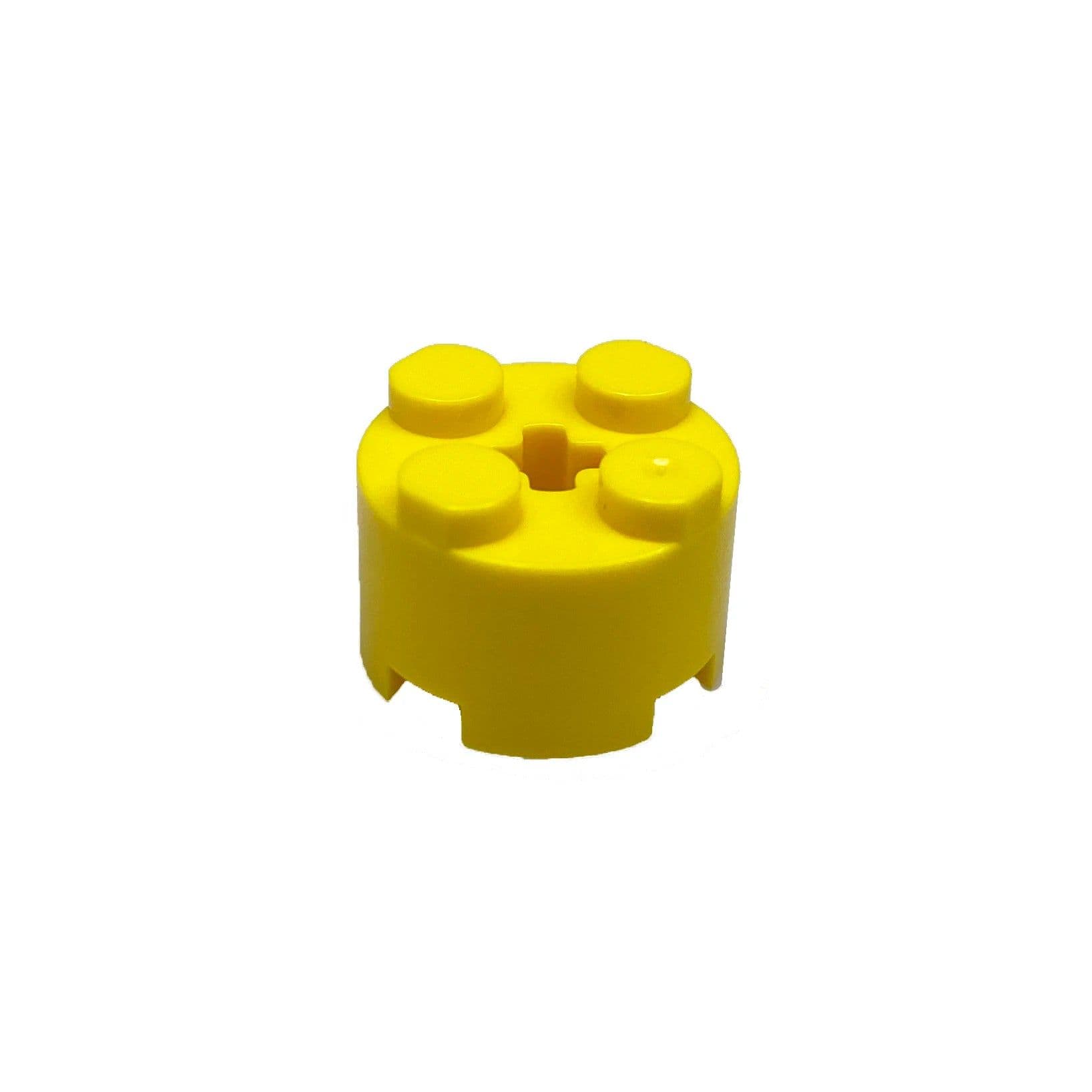 image-50pcs DIY Building Blocks Thick Figures Bricks Cylinder 2x2Dots Educational Creative Size Compatible With 6143 Toys for Children