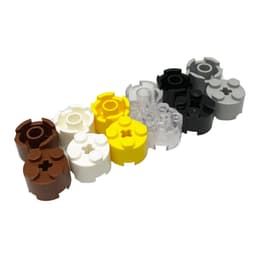 image-50pcs DIY Building Blocks Thick Figures Bricks Cylinder 2x2Dots Educational Creative Size Compatible With 6143 Toys for Children