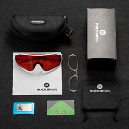 image-ROCKBROS Polarized Cycling Glasses Clear Bike Glasses Eyewear UV400 Outdoor Sport Sunglasses Men Women Cycling Sunglasses