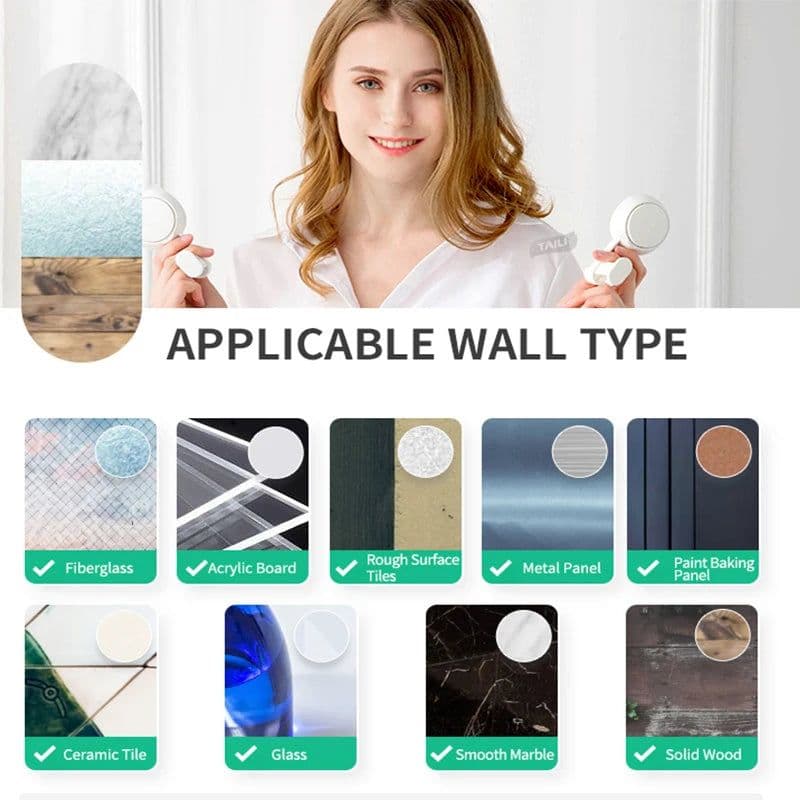 image-Removable Vacuum Suction Cup Hooks Bathroom Robe Towel Holder Hook Kitchen Home Daily Accessories