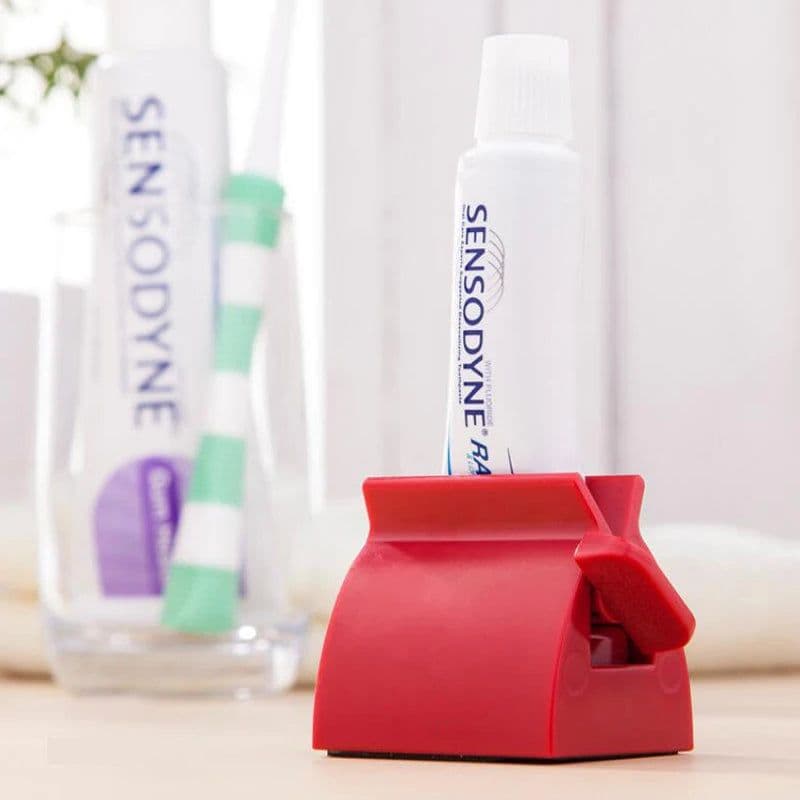 image-Toothpaste Squeezer Device Multifunctional Dispenser Facial Cleanser Clips Manual Lazy Tube Tools Press Bathroom Accessories