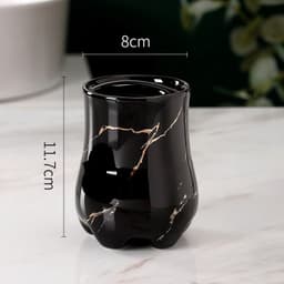image-Light Luxury Toothbrush Holder Ceramic Household Washing Tools Toothbrush Sundries Shelf Decoration Bathroom Accessories