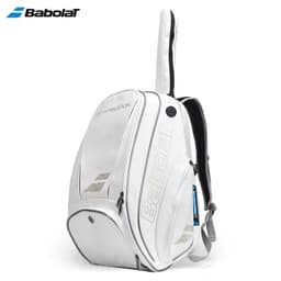 image-2021 Babolat White Gold WIM Tennis Backpack Men Women Durable 2-Pack PU Squash De Padel Tennis Bag Shoes Accessories Storage Bag