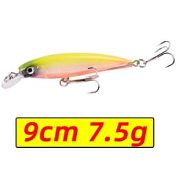 image-1PCS Laser Minnow Fishing Lure 11CM 13G pesca hooks fish wobbler tackle crankbait artificial japan hard bait swimbait