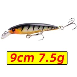 image-1PCS Laser Minnow Fishing Lure 11CM 13G pesca hooks fish wobbler tackle crankbait artificial japan hard bait swimbait