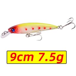 image-1PCS Laser Minnow Fishing Lure 11CM 13G pesca hooks fish wobbler tackle crankbait artificial japan hard bait swimbait
