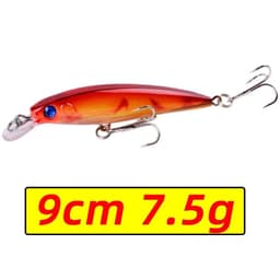 image-1PCS Laser Minnow Fishing Lure 11CM 13G pesca hooks fish wobbler tackle crankbait artificial japan hard bait swimbait