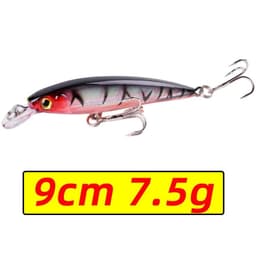 image-1PCS Laser Minnow Fishing Lure 11CM 13G pesca hooks fish wobbler tackle crankbait artificial japan hard bait swimbait