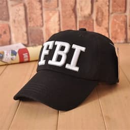 image-New Fashion Baseball Hat Adjustable Unisex Fbi Letter Embroidery Outdoor Casual Caps Hip Hop Gorras Gift for Girlfriend