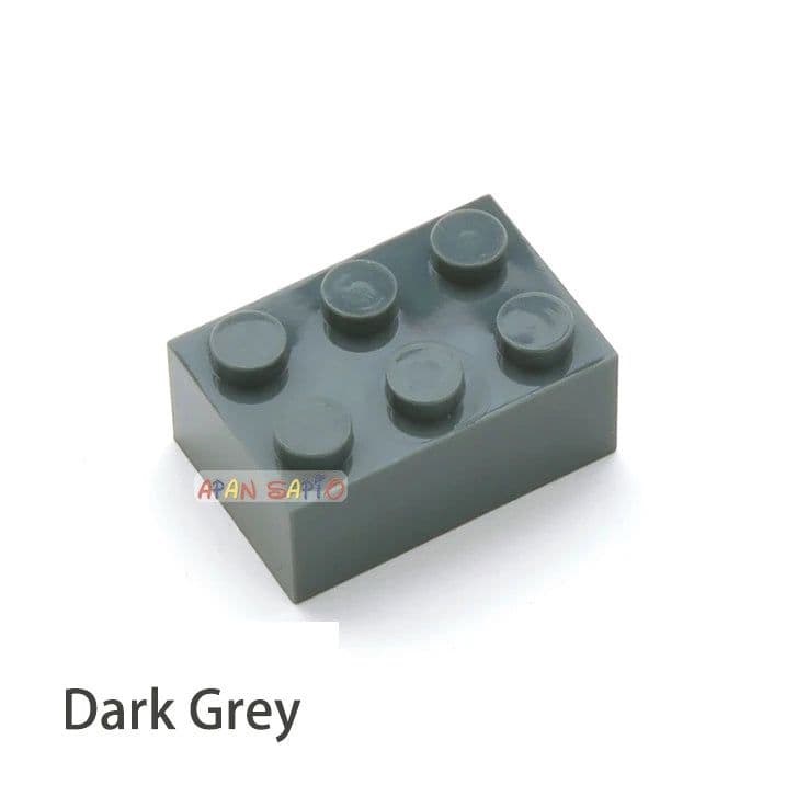 image-40pcs DIY Building Blocks Thick Figures Bricks 2x3 Dots Educational Creative Size Compatible With 3002 Plastic Toys for Children