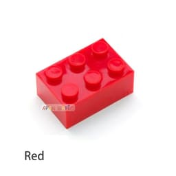 image-40pcs DIY Building Blocks Thick Figures Bricks 2x3 Dots Educational Creative Size Compatible With 3002 Plastic Toys for Children