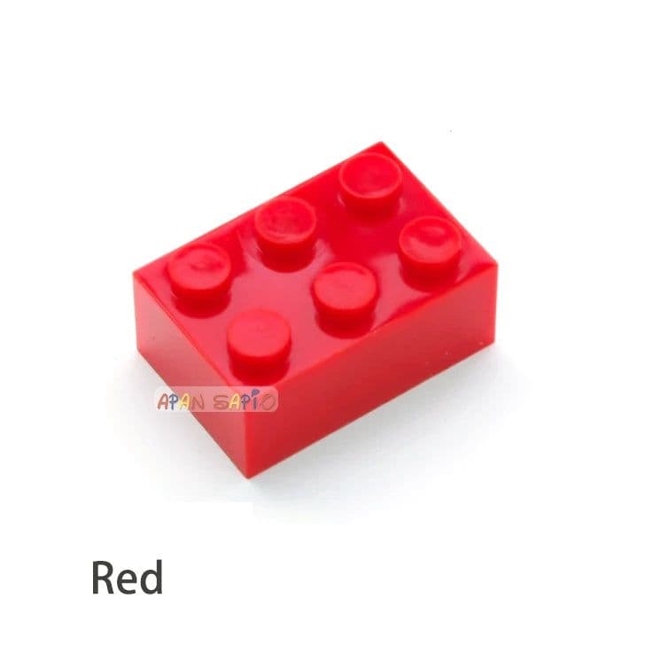 image-40pcs DIY Building Blocks Thick Figures Bricks 2x3 Dots Educational Creative Size Compatible With 3002 Plastic Toys for Children
