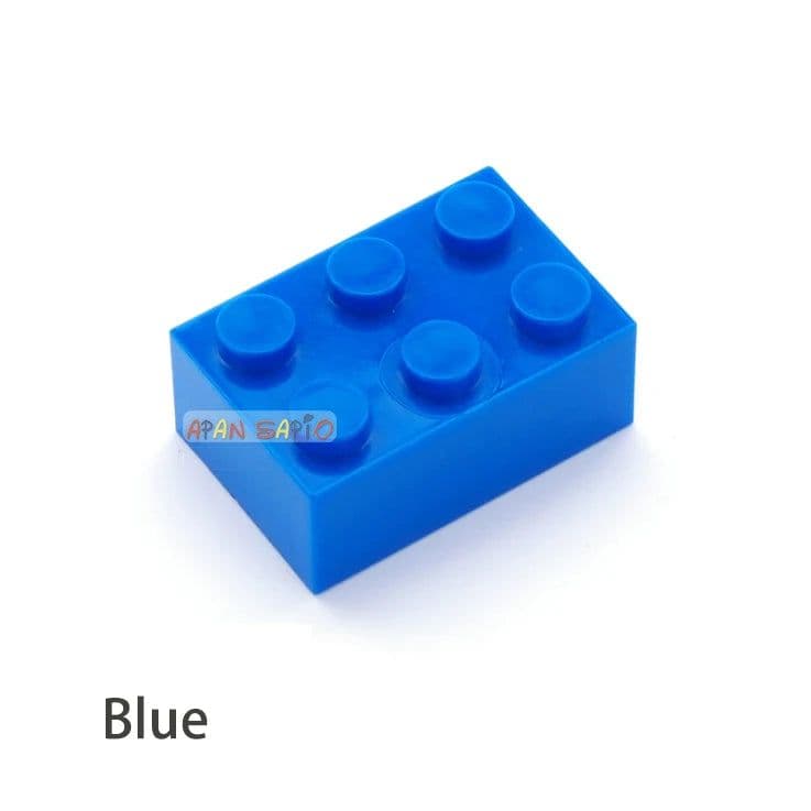 image-40pcs DIY Building Blocks Thick Figures Bricks 2x3 Dots Educational Creative Size Compatible With 3002 Plastic Toys for Children