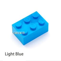 image-40pcs DIY Building Blocks Thick Figures Bricks 2x3 Dots Educational Creative Size Compatible With 3002 Plastic Toys for Children