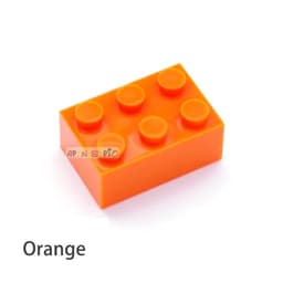 image-40pcs DIY Building Blocks Thick Figures Bricks 2x3 Dots Educational Creative Size Compatible With 3002 Plastic Toys for Children