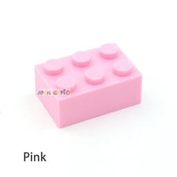 image-40pcs DIY Building Blocks Thick Figures Bricks 2x3 Dots Educational Creative Size Compatible With 3002 Plastic Toys for Children