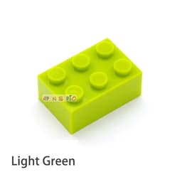 image-40pcs DIY Building Blocks Thick Figures Bricks 2x3 Dots Educational Creative Size Compatible With 3002 Plastic Toys for Children