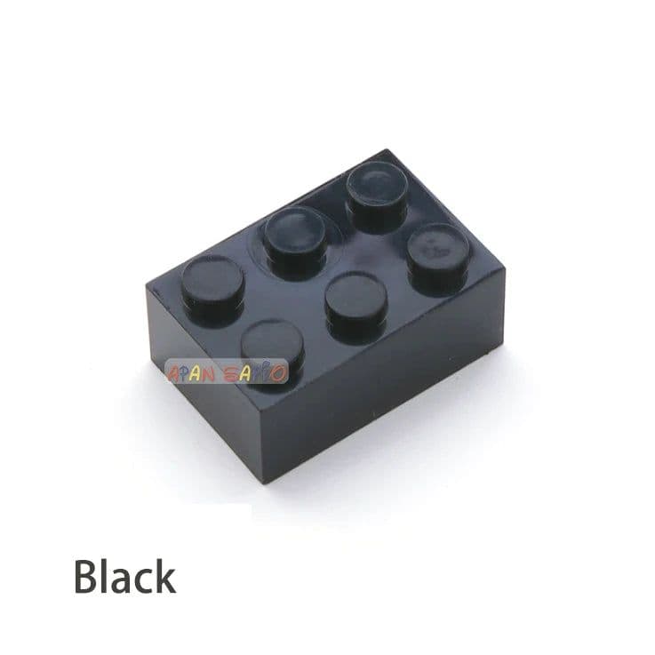 image-40pcs DIY Building Blocks Thick Figures Bricks 2x3 Dots Educational Creative Size Compatible With 3002 Plastic Toys for Children