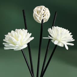 image-YXY 50ml Hilton Hotel Reed Diffuser Sets Jasmine Reed Diffuser Bottle with Plastic Flower Home Scents Aromatherapy Essential Oil