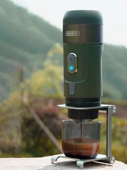 image-HiBREW Wireless Electric Portable Espresso Coffee Machine for Car & Home Camping Coffee Maker Fit Nespresso Dolce Capsule Powder