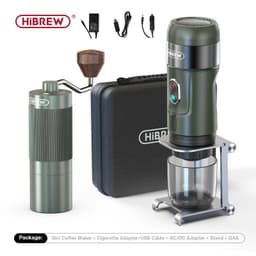 image-HiBREW Wireless Electric Portable Espresso Coffee Machine for Car & Home Camping Coffee Maker Fit Nespresso Dolce Capsule Powder
