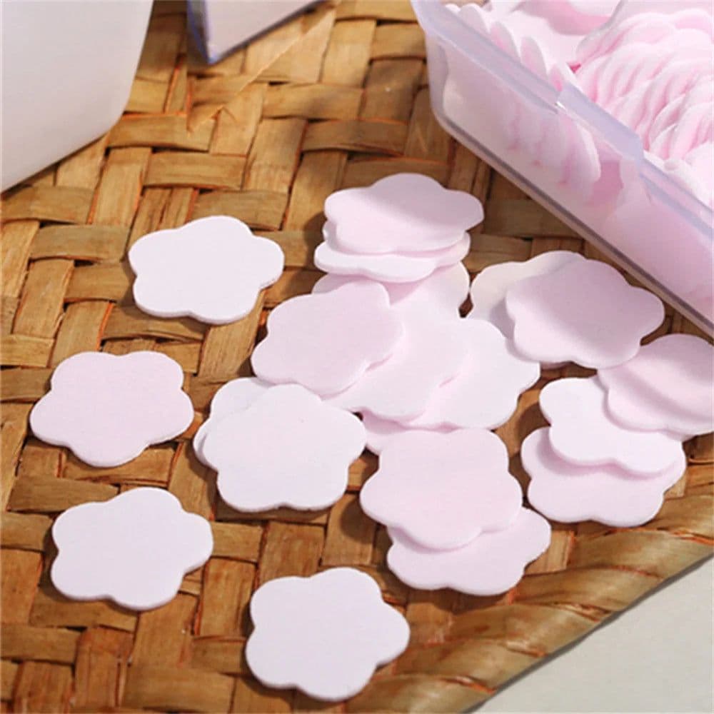 image-1000 PCS/1set Portable Disposable Soap Mini Cleaning Hand Washing Soap Papers Scented Slice Washing Bath Travel Small Soap