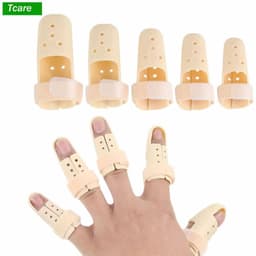 image-Tcare 1Piece Finger Splint Brace Adjustable Finger Support Protector for Fingers Arthritis Joint Finger Injury Brace Pain Relief
