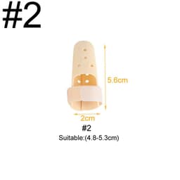 image-Tcare 1Piece Finger Splint Brace Adjustable Finger Support Protector for Fingers Arthritis Joint Finger Injury Brace Pain Relief