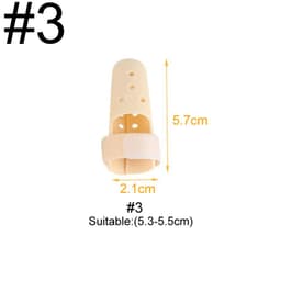 image-Tcare 1Piece Finger Splint Brace Adjustable Finger Support Protector for Fingers Arthritis Joint Finger Injury Brace Pain Relief