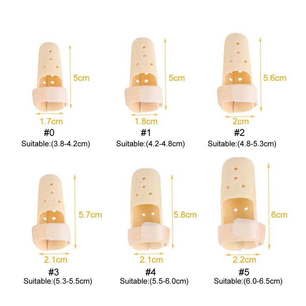 image-Tcare 1Piece Finger Splint Brace Adjustable Finger Support Protector for Fingers Arthritis Joint Finger Injury Brace Pain Relief