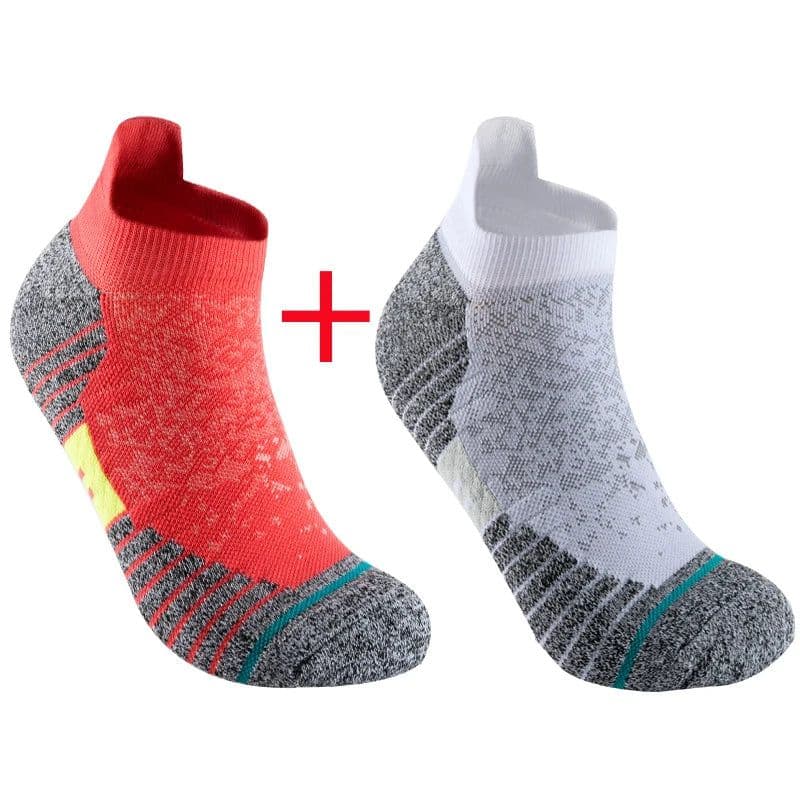 image-2 Pairs Bike Socks Men Nurse Compression Cycling For Women Mtb Guard Socks Stockings Sport Grip Barre Socks Invisible socks