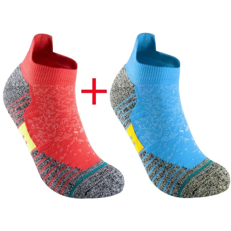 image-2 Pairs Bike Socks Men Nurse Compression Cycling For Women Mtb Guard Socks Stockings Sport Grip Barre Socks Invisible socks